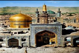 تصاویر بازسازی شده از عکس های قدیمی حرم امام رضا (ع)