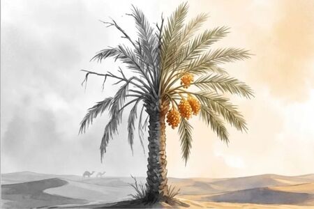 وقتی با دعای کریم‌ اهل البیت(ع) نخلی خشک تازه گشت و بارور شد