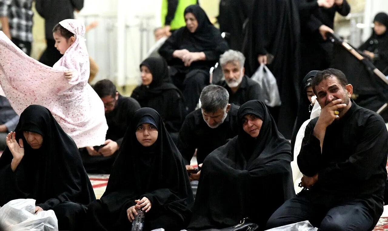 مراسم عزاداری دهه سوم ماه محرم در حرم حضرت عبدالعظیم(ع)