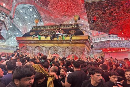 کربلای معلی و ضریح امام حسین(ع) در آستانه اربعین حسینی