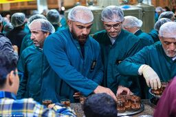 حضور اعضای تیم ملی کشتی آزاد در حرم مطهر رضوی