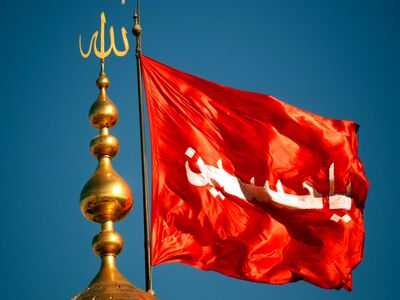 عشق حسین از کودکی آغاز می شود/ مداحی زیبای دو پسربچه در حرم امام حسین (ع)