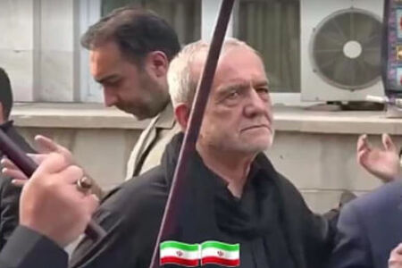حضور رئیس جمهور در عزاداری شاخسی تبریز
