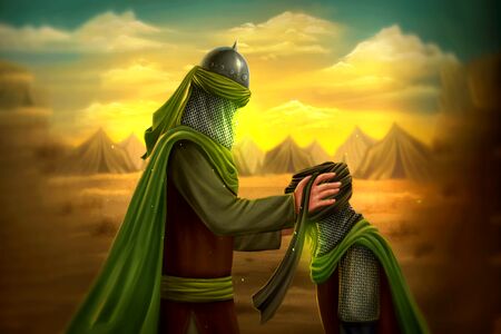 سکانس تماشایی/ حیرت افراد از صدای اذان حضرت علی اکبر (ع)